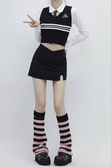    cutiekill-hollow-out-black-pink-y2k-leg-warmers-c0120