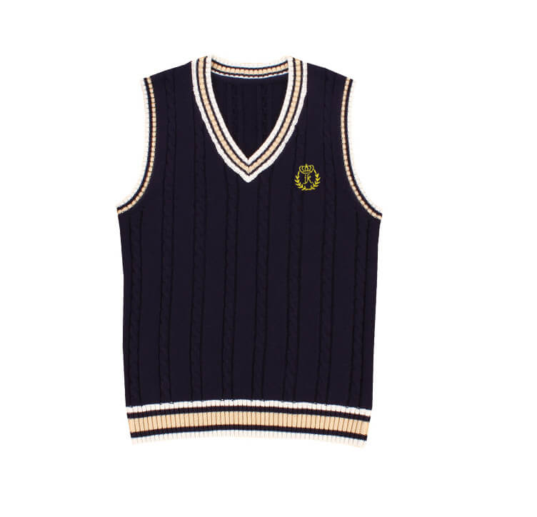 cutiekill-jk-school-uniform-embroidery-v-neck-sweater-vest-c01380