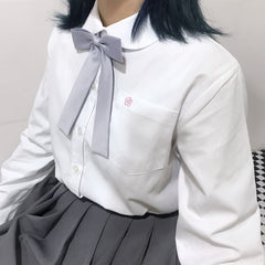 cutiekill-jk-uniform-sakura-pocket-short-long-sleeve-blouse-c01357