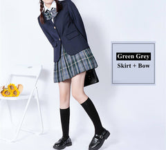 cutiekill-jk-vintage-blue-green-plaid-seifuku-uniform-skirt-c00615