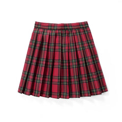red-jk-vintage-plaid-seifuku-uniform-skirt-c00615