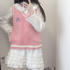 cutiekill-kawaii-doll-kuromi-sweater-vest-c8017