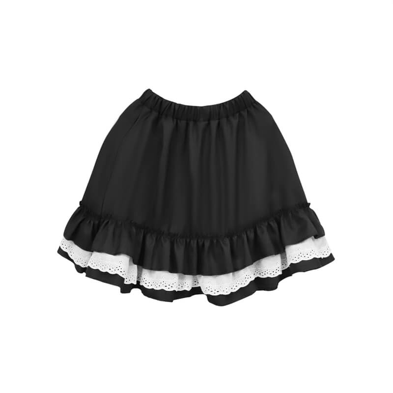 Kawaii goth layered skirt – Cutiekill