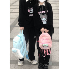 Kawaii kuromi couple polo sweatshirt