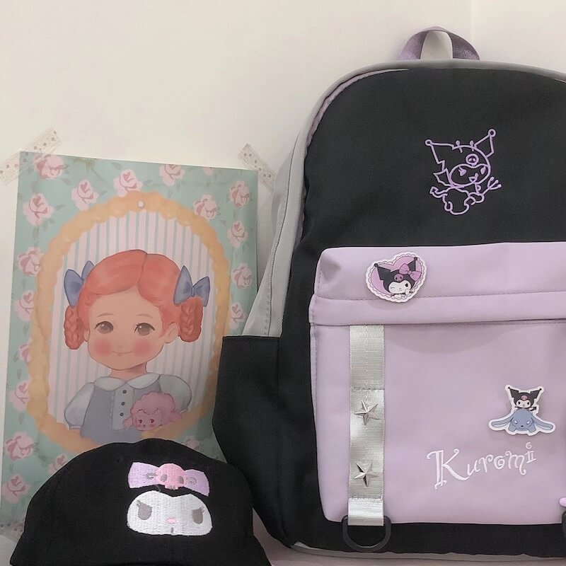 Kuromi cute backpack