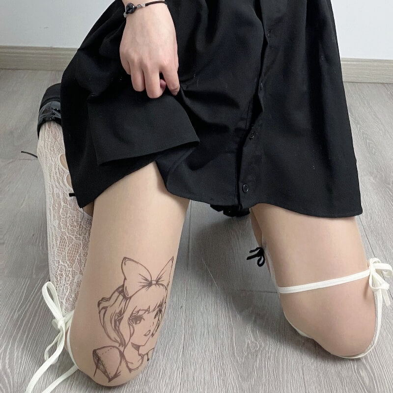    cutiekill-lolita-anime-girl-tattoo-tights-c0033