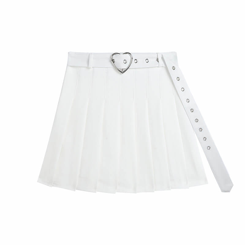    cutiekill-plus-size-love-heart-buckle-belt-a-line-pleated-skirt-c00297