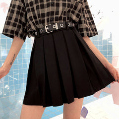 cutiekill-plus-size-punk-belt-chic-girl-pleated-skirt-c00258