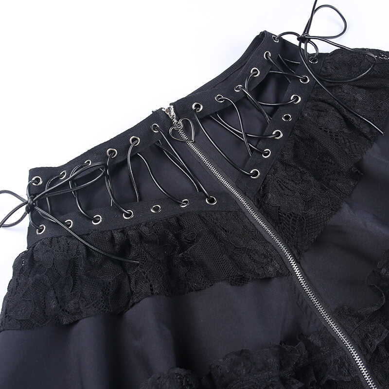 cutiekill-punk-girl-zipper-layered-skirt-ah0285