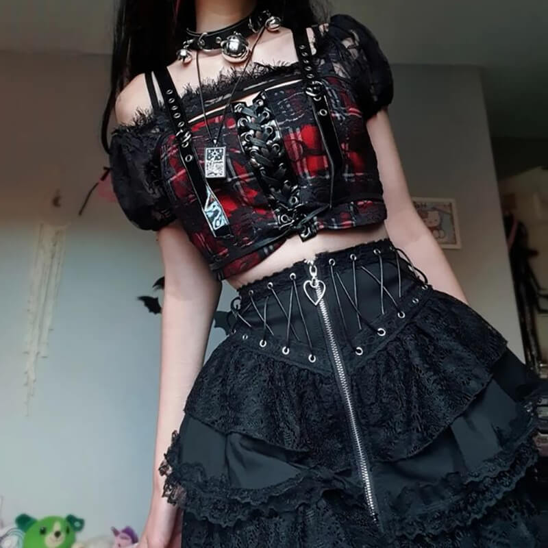 cutiekill-punk-girl-zipper-layered-skirt-ah0285