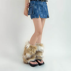cutiekill-retro-y2k-artificial-furry-leg-warmers-c0189