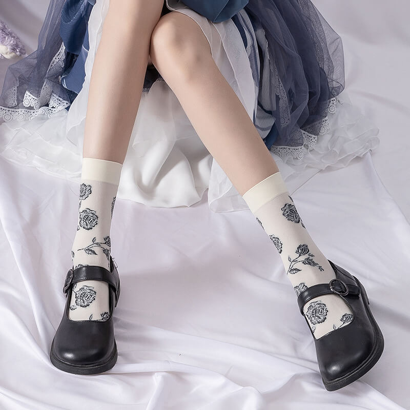    cutiekill-rose-girl-harajuku-lolita-short-stockings-c0012