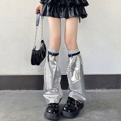 cutiekill-silver-y2k-leg-warmers-leg-bands-c0110