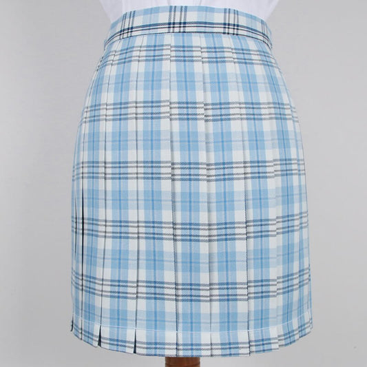    cutiekill-skirt-bow-jk-blue-planet-plaid-uniform-skirt-c01378 800