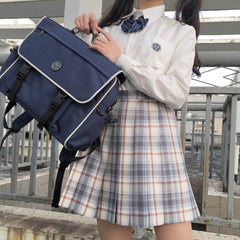 cutiekill-skirt-bow-jk-grey-white-plaid-uniform-skirt-c00966