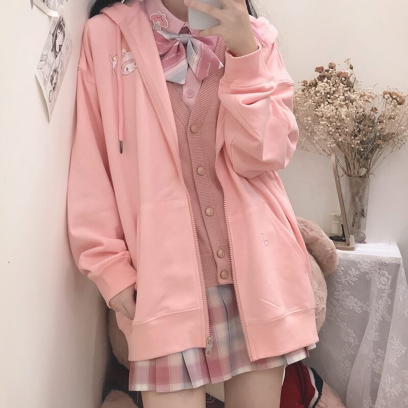    cutiekill-sport-girl-pastel-kawaii-melody-hoodie-coat-jumper-m0018