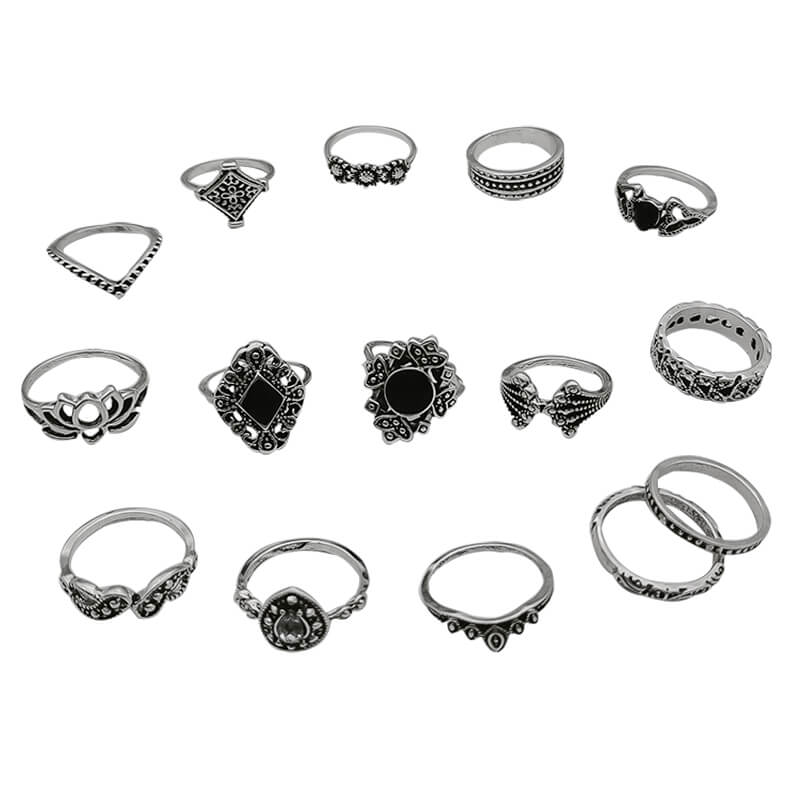 cutiekill-vintage-goth-alternative-rings-15-pieces-ah0041