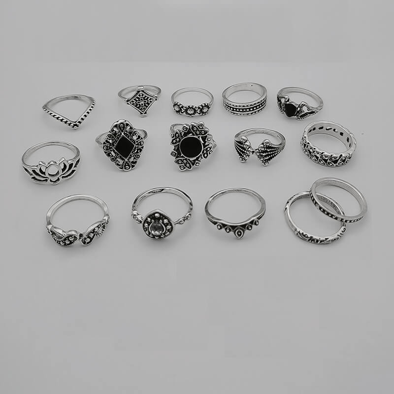 cutiekill-vintage-goth-alternative-rings-15-pieces-ah0041
