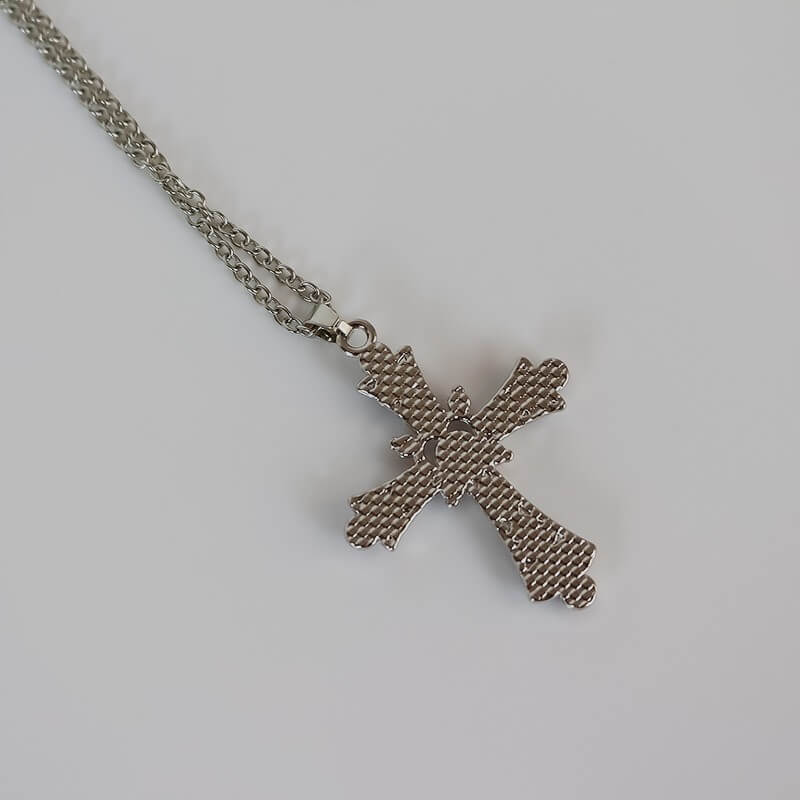 Y2k pink cross necklace – Cutiekill