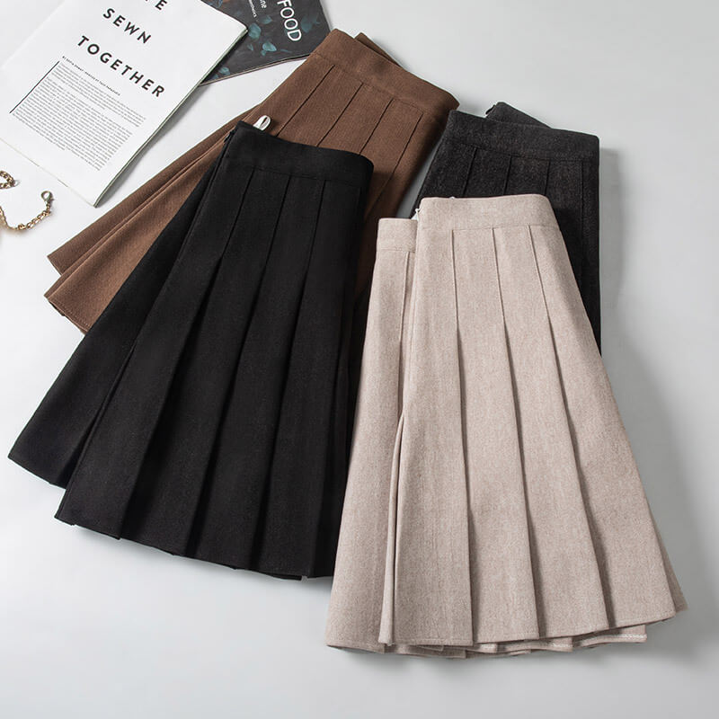 cutiekill-winter-warm-44-47cm-high-waisted-a-line-pleated-skirt-c00851