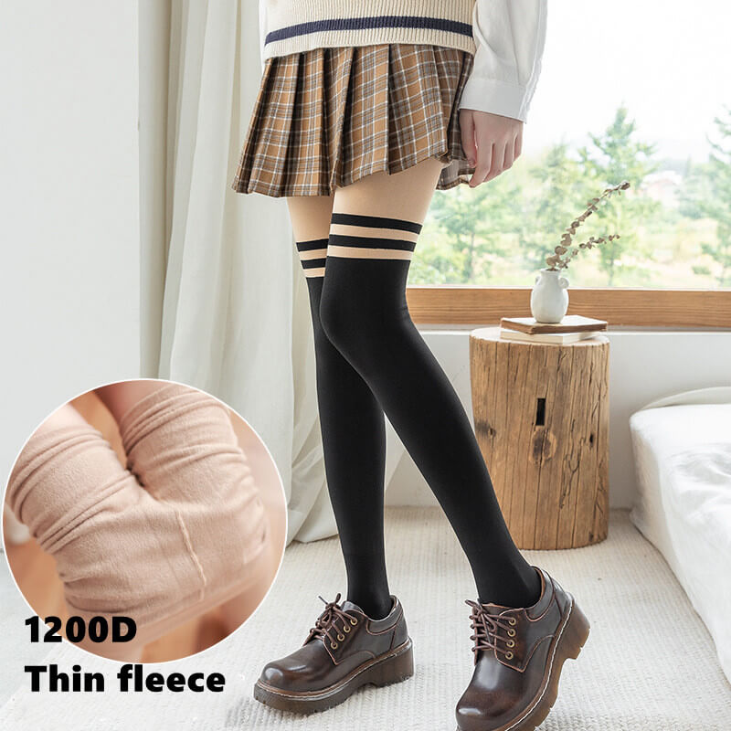     cutiekill-winter-warm-fleece-classic-vintage-stockings-effect-tights-c0022