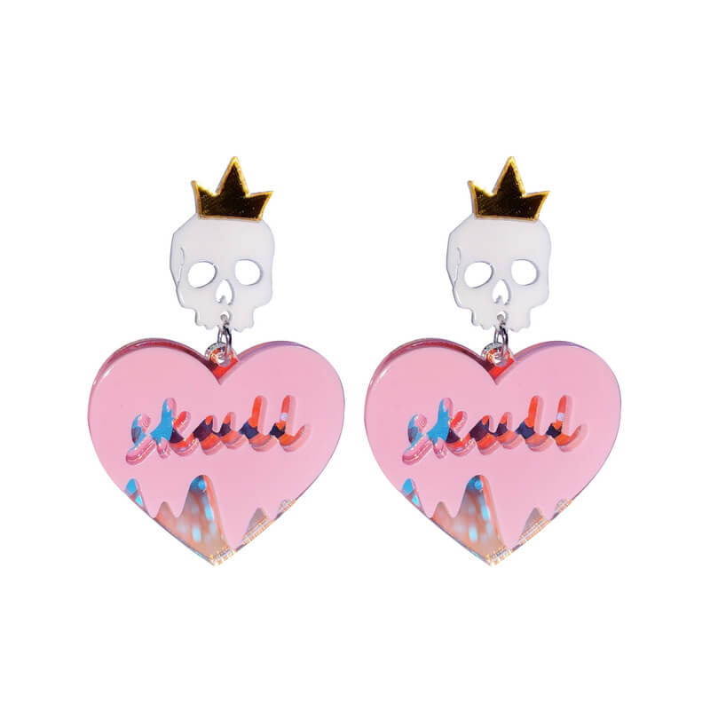    cutiekill-witch-skeleton-hearts-earrings-ah0207