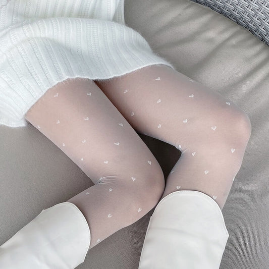 fairy-core-cream-hearts-tights-fluffy-short-leg-warmers-c0026