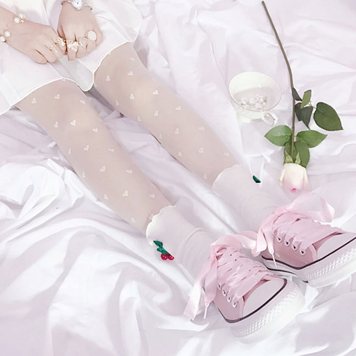   fairy-core-cream-hearts-tights-fluffy-short-leg-warmers-c0026